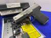 Kahr PM9 9x19mm 3" *BEAUTIFUL BRIGHT STAINLESS BLACK ROSE EDITION*