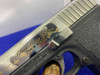 Kahr PM9 9x19mm 3" *BEAUTIFUL BRIGHT STAINLESS BLACK ROSE EDITION*