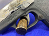 Kahr PM9 9x19mm 3" *BEAUTIFUL BRIGHT STAINLESS BLACK ROSE EDITION*