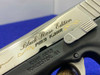 Kahr PM9 9x19mm 3" *BEAUTIFUL BRIGHT STAINLESS BLACK ROSE EDITION*