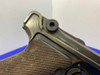 *1937 Mauser "S/42" P.08 Luger 9mm Blue 4" *HISTORIC WORLD WAR II PISTOL*