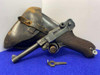 1937 Mauser "S/42" P.08 Luger 9mm Blue 4" *HISTORIC WORLD WAR II PISTOL*
