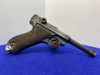 1937 Mauser "S/42" P.08 Luger 9mm Blue 4" *HISTORIC WORLD WAR II PISTOL*