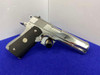 Colt MK IV Series 80 .45 Acp 5" *BREATHTAKING BRIGHT STAINLESS FINISH*