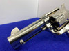 1998 Colt Single Action Army .45 Nickel 3.5" *NEW IN BOX EXAMPLE* Pristine