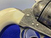 Colt Single Action Army .45 Colt -JERRY HARPER MASTER HAND FLORAL ENGRAVED-