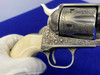 Colt Single Action Army .45 Colt -JERRY HARPER MASTER HAND FLORAL ENGRAVED-