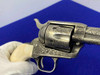 Colt Single Action Army .45 Colt -JERRY HARPER MASTER HAND FLORAL ENGRAVED-