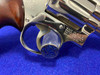 1968 Smith Wesson 19-2 .357 Mag Nickel 4" *PINNED & RECESSED COMBAT MAGNUM*