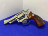 1968 Smith Wesson 19-2 .357 Mag Nickel 4" *PINNED & RECESSED COMBAT MAGNUM*