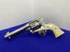 1960 Colt Single Action Army .45 Nickel 4.75" *DESIRABLE EARLY SECOND GEN*