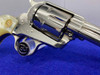 1960 Colt Single Action Army .45 Nickel 4.75" *DESIRABLE EARLY SECOND GEN*