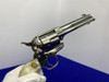1960 Colt Single Action Army .45 Nickel 4.75" *DESIRABLE EARLY SECOND GEN*