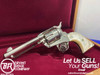 1992 Colt Single Action Army 45 Nickel 4.75 *GENUINE MOTHER OF PEARL GRIPS*