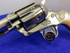 1992 Colt Single Action Army 45 Nickel 4.75 *GENUINE MOTHER OF PEARL GRIPS*
