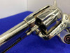 1992 Colt Single Action Army 45 Nickel 4.75 *GENUINE MOTHER OF PEARL GRIPS*