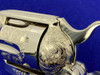 Colt SAA .44-40 Nickel 4.75" -FACTORY "C" CLASS SCROLL ENGRAVED- 31 of 40