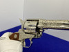 Colt SAA .44-40 Nickel 4.75" -FACTORY "C" CLASS SCROLL ENGRAVED- 31 of 40