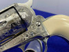 Colt Single Action Army .45 -JOHN ADAMS MASTER HAND ENGRAVED- 2nd Gen
