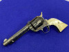 Colt Single Action Army .38Spl -FIRST GENERATION SCROLL ENGRAVED- 1st Gen