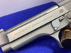 Beretta 92 FS Stainless 9mm 4.9" *INCREDIBLE BERETTA CRAFTSMANSHIP*