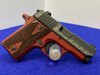 Sig Sauer P238 Lady .380 ACP *FLORAL ENGRAVINGS OVER RED CERAKOTE FINISH*