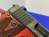 Sig Sauer P238 Lady .380 ACP *FLORAL ENGRAVINGS OVER RED CERAKOTE FINISH*