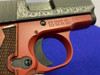 Sig Sauer P238 Lady .380 ACP *FLORAL ENGRAVINGS OVER RED CERAKOTE FINISH*