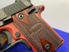Sig Sauer P238 Lady .380 ACP 2.7" *RED CERAKOTE FINISH w/ ENGRAVED ARTWORK*