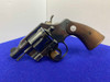 Colt Official Police .38 Spl 2" Blued *INCREDIBLE DOUBLE-ACTION COLT*