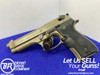 Beretta M9 9mm Flat Dark Earth 4.9" *INTEGRATED CRIMSON TRACE LASER GRIPS*