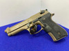 Beretta M9 9mm Flat Dark Earth 4.9" *INTEGRATED CRIMSON TRACE LASER GRIPS*