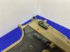 Beretta M9 9mm Flat Dark Earth 4.9" *INTEGRATED CRIMSON TRACE LASER GRIPS*