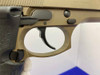 Beretta M9 9mm Flat Dark Earth 4.9" *INTEGRATED CRIMSON TRACE LASER GRIPS*