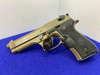 Beretta M9 9mm Flat Dark Earth 4.9" *INTEGRATED CRIMSON TRACE LASER GRIPS*
