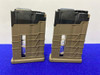 TWO 10-Round *MDT AICS FDE POLYMER/BLK STEEL SHORT ACTION MAGAZINE* 308 Win-GID1167639225