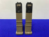 TWO 10-Round *MDT AICS FDE POLYMER/BLK STEEL SHORT ACTION MAGAZINE* 308 Win-GID1167639225