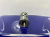 Unreamed 3-Hole Muzzle Brake Blue/Blk *1/2x28 THREAD / .19 ID / .785 OD*