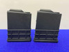 TWO 10-Round *MDT AICS BLACK POLYMER SHORT ACTION MAGAZINE* .308 Win/6.5 CM