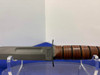 Ka-Bar USMC Fighting Knife Fixed Blade Leather Sheath *CLASSIC MILITARY*