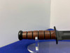 Ka-Bar USMC Fighting Knife Fixed Blade Leather Sheath *CLASSIC MILITARY*