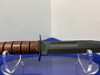 Ka-Bar USMC Fighting Knife Fixed Blade Leather Sheath *CLASSIC MILITARY*