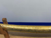 Antique Curved Saber Sword Ornate Hilt Gold Scabbard*UNIQUE DISPLAY PIECE*