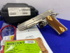 Cimarron 1911 GI Model .45 ACP 5" *BEAUTIFUL BRIGHT STAINLESS FINISH*