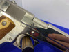 Cimarron 1911 GI Model .45 ACP 5" *BEAUTIFUL BRIGHT STAINLESS FINISH*