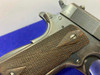 1918 Colt 1911 US Army .45 ACP Blue 5" *ICONIC EARLY WWI 1911* Superb