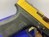 Custom Combat Armory 9mm Gold/Bronze 4" *SEEBEE ENGRAVED REAR SLIDE PLATE*