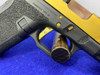 Custom Combat Armory 9mm Gold/Bronze 4" *SEEBEE ENGRAVED REAR SLIDE PLATE*