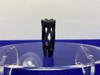 Unreamed Spiral Muzzle Brake Blue/Blk *1/2x28 THREAD/ .25 ID/ .875 OD*-GID1169584709