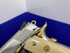 Colt Delta Elite 10mm 5" *MIRRORED BRIGHT STAINLESS WITH GOLD ACCENTS*